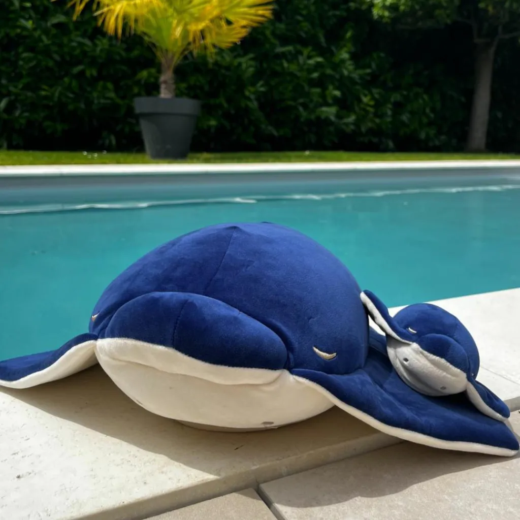 New Peluche Nemu Nemu Eita la Raie Manta (55 cm) Peluche Moyenne (20-59 Cm)