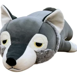 Best Peluche Nemu Nemu Loulou le Loup (66 cm) Grande Peluche (60 Cm Et +)