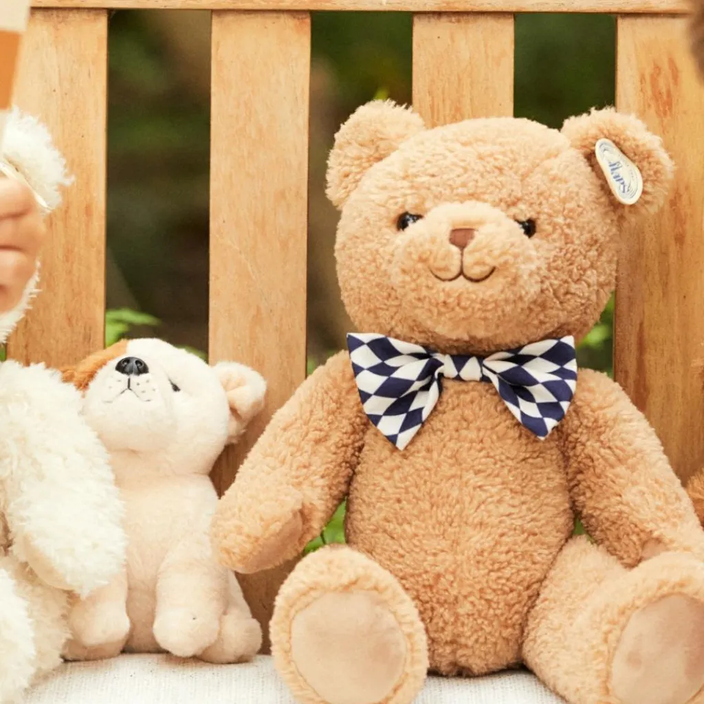 Sale Peluche Norman l'ours chic (32 cm) Peluche Moyenne (20-59 Cm)