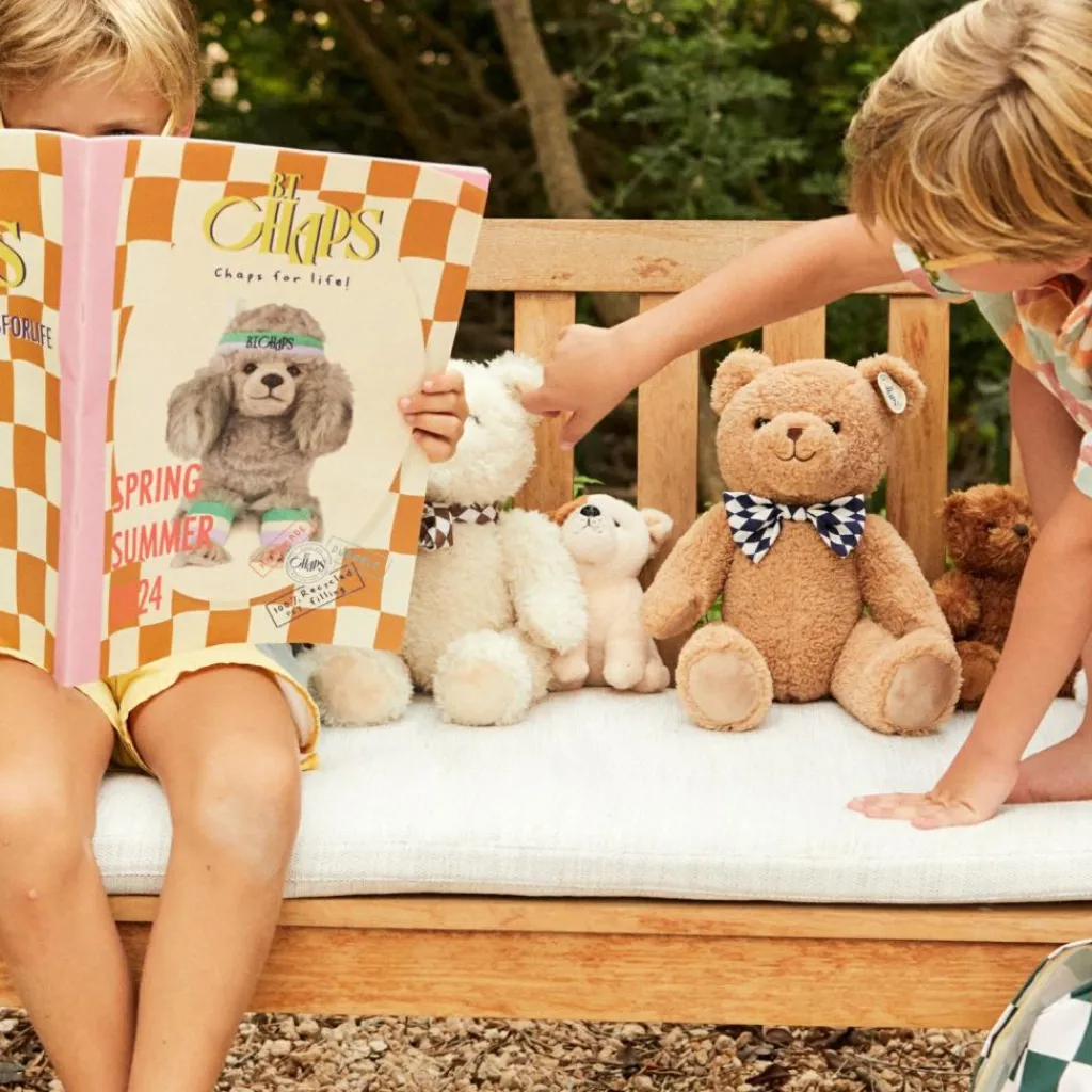 Sale Peluche Norman l'ours chic (32 cm) Peluche Moyenne (20-59 Cm)