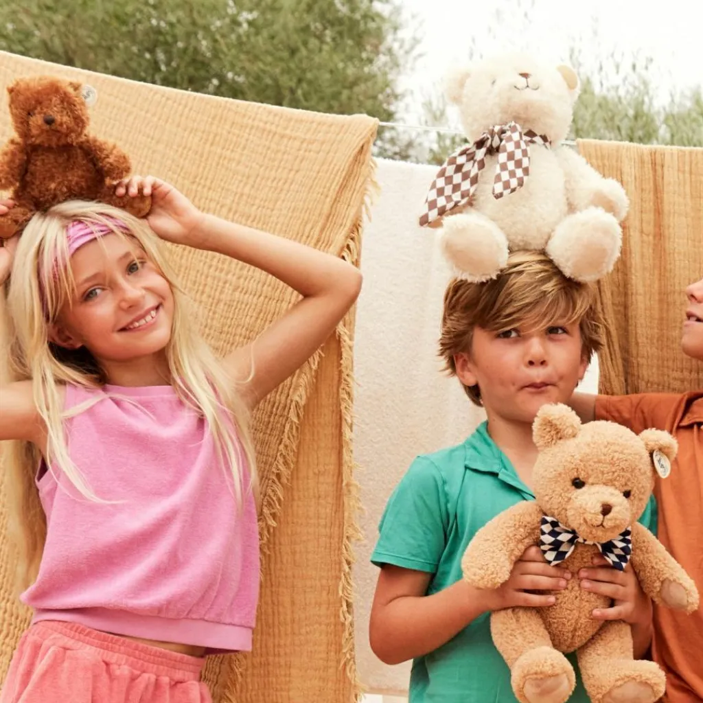 Sale Peluche Norman l'ours chic (32 cm) Peluche Moyenne (20-59 Cm)