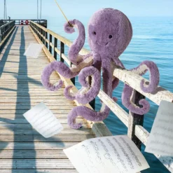 Clearance Peluche Ocean Crew Maya la pieuvre violette (49 cm) Peluche Moyenne (20-59 Cm)