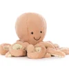 Discount Peluche Ocean Crew Odell pieuvre rose (23 cm) Peluche Moyenne (20-59 Cm)