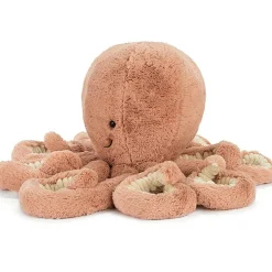 Discount Peluche Ocean Crew Odell la pieuvre rose (49 cm) Peluche Moyenne (20-59 Cm)