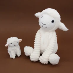 Online Peluche Olou maman et bébé Les Ptipotos Blanc (31 cm) Peluche Moyenne (20-59 Cm)