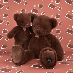 Hot Peluche ours Clémentin Choco Cranberries (38 cm) Peluche Moyenne (20-59 Cm)