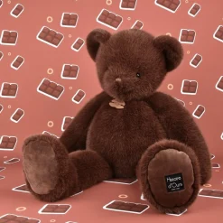 Hot Peluche ours Clémentin Choco Cranberries (60 cm) Grande Peluche (60 Cm Et +)