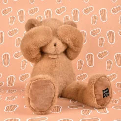 New Peluche ours Clémentin Praline Cacahuète (80 cm) Grande Peluche (60 Cm Et +)