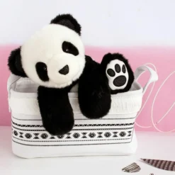 Sale Peluche panda So Chic noir (25 cm) Peluche Moyenne (20-59 Cm)