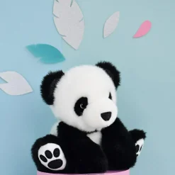 Sale Peluche panda So Chic noir (25 cm) Peluche Moyenne (20-59 Cm)
