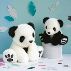 Sale Peluche panda So Chic noir (25 cm) Peluche Moyenne (20-59 Cm)