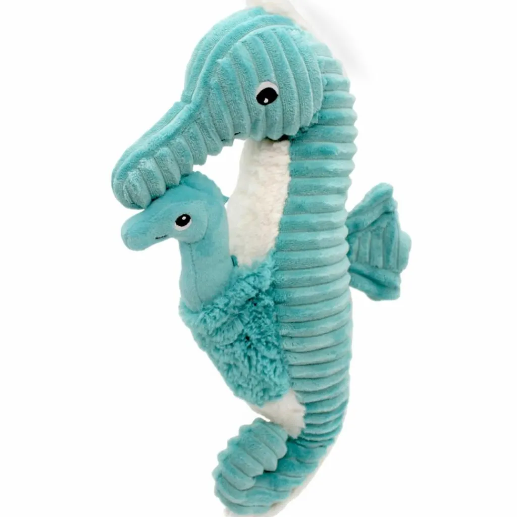 Best Peluche Papadou papa et bébé Les Ptipotos Aqua (34 cm) Peluche Moyenne (20-59 Cm)