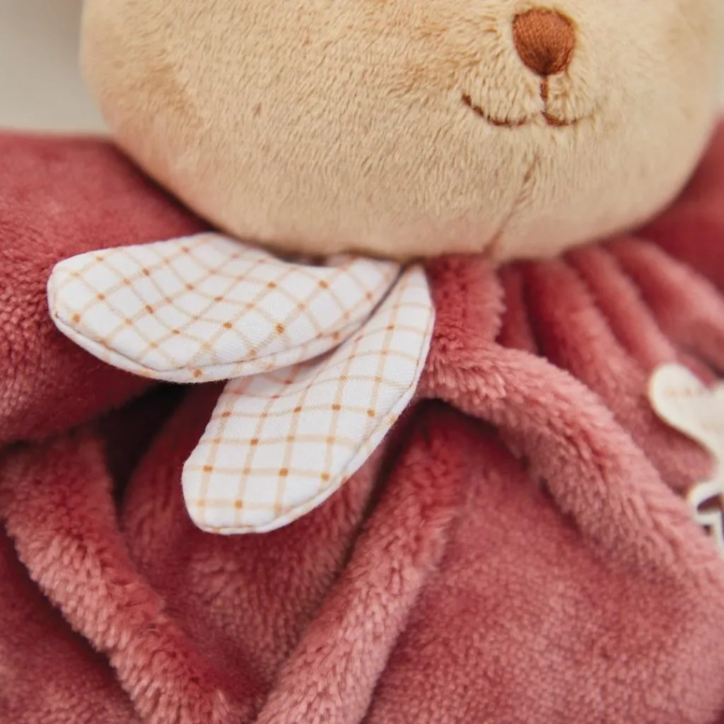 Outlet Peluche Patapouf Lapin bordeaux (17 cm) Petite Peluche (< 20 Cm)