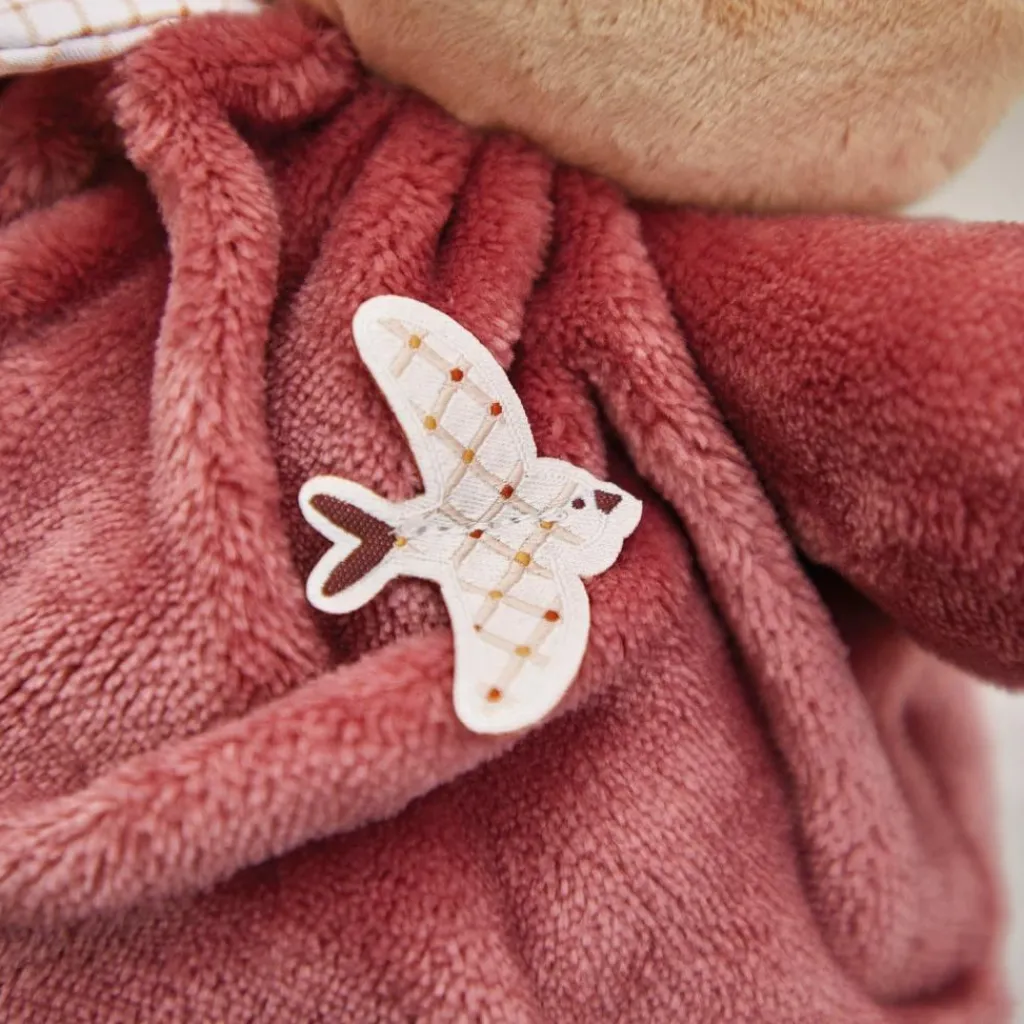 Outlet Peluche Patapouf Lapin bordeaux (17 cm) Petite Peluche (< 20 Cm)