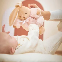 Hot Peluche Patapouf Lapin rose (17 cm) Petite Peluche (< 20 Cm)