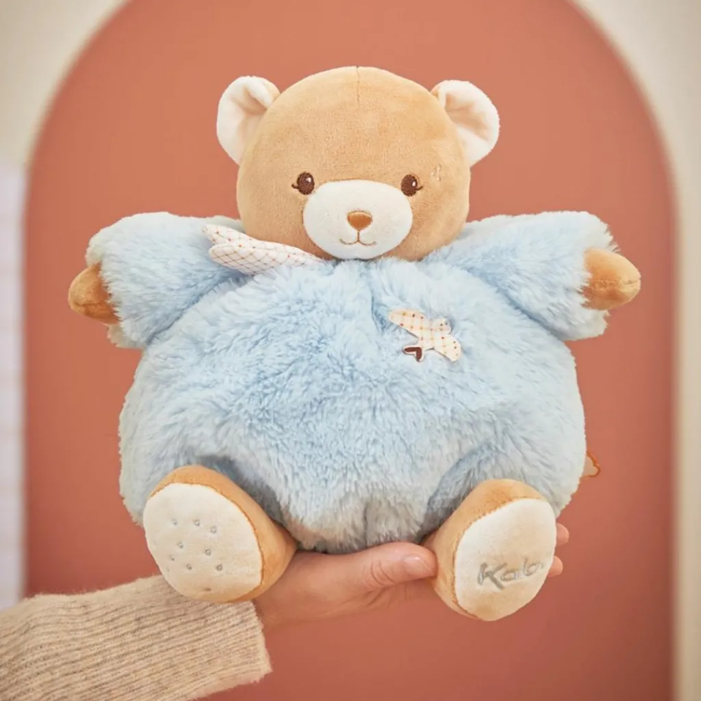 Outlet Peluche Patapouf Ours bleu (25 cm) Petite Peluche (< 20 Cm)