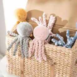 Peluche pieuvre Lapidou ocre (23 cm) Peluche Moyenne (20-59 Cm)