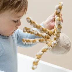 Online Peluche pieuvre Lapidou sable-caramel (23 cm) Peluche Moyenne (20-59 Cm)