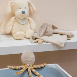 Online Peluche pieuvre Lapidou sable-caramel (23 cm) Peluche Moyenne (20-59 Cm)