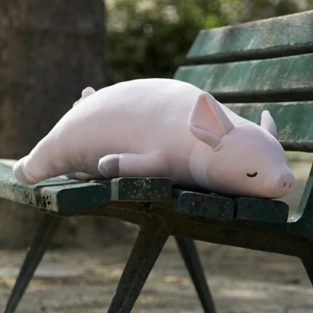 Best Peluche Pinkie le cochon (55 cm) Peluche Moyenne (20-59 Cm)