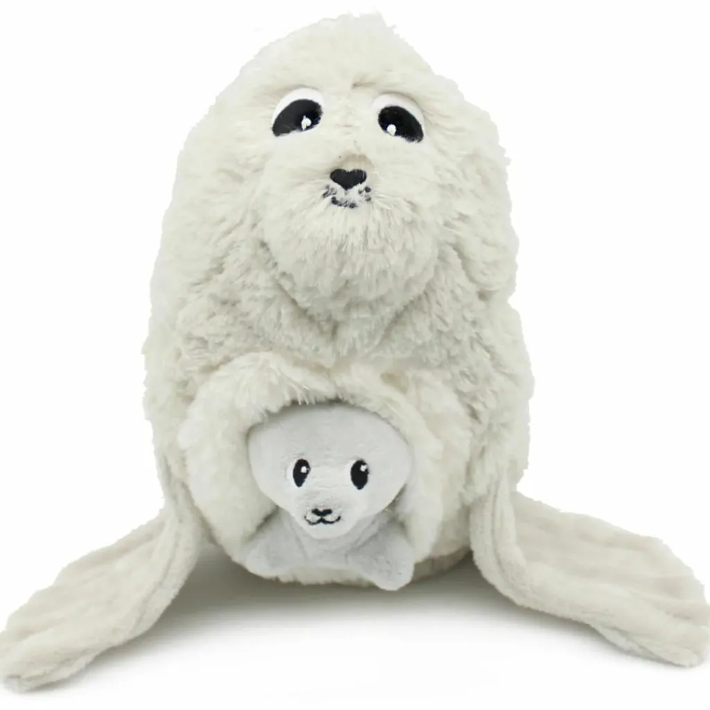 Hot Peluche Ploufou maman et bébé Les Ptipotos (35 cm) Peluche Moyenne (20-59 Cm)