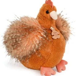 Outlet Peluche poule orange Les Poulettes Champêtres Chics (20 cm) Peluche Moyenne (20-59 Cm)