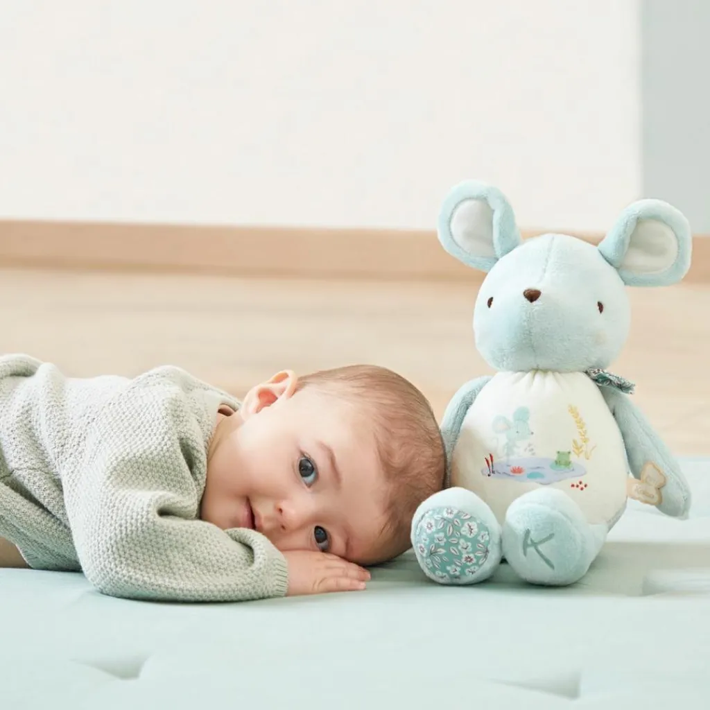 Best Peluche sonore Souris (28 cm) Peluche D'Activités