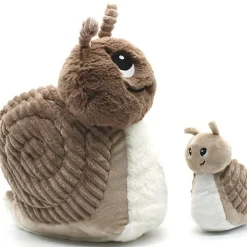 Discount Peluche Speedou l'escargot maman et bébé brun (25 cm) Peluche Moyenne (20-59 Cm)
