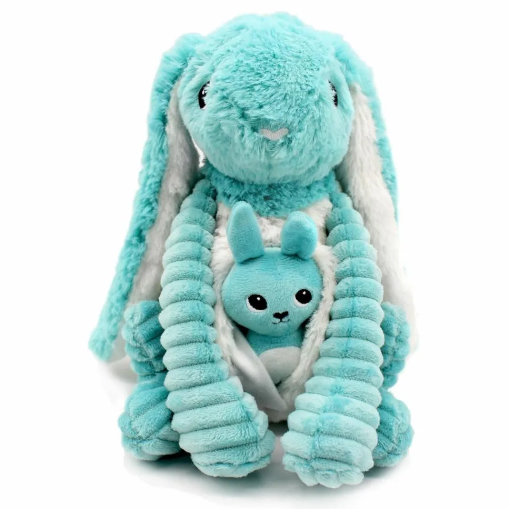 Online Peluche Toudou maman et bébé Les Ptipotos Aqua (25 cm) Peluche Moyenne (20-59 Cm)