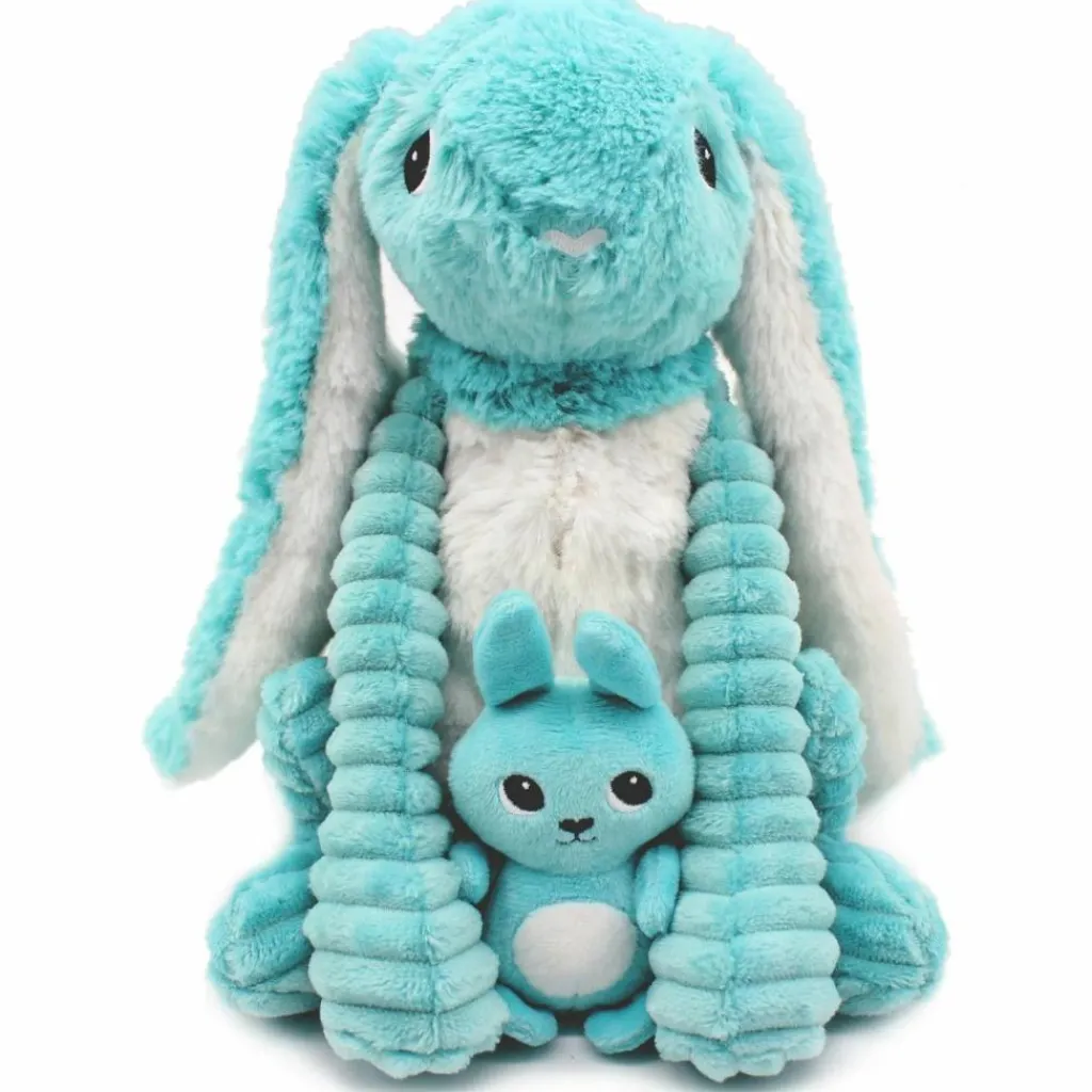 Online Peluche Toudou maman et bébé Les Ptipotos Aqua (25 cm) Peluche Moyenne (20-59 Cm)