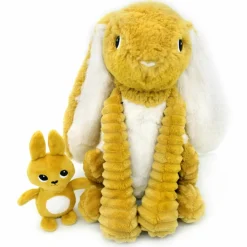Online Peluche Toudou maman et bébé Les Ptipotos Moutarde (25 cm) Peluche Moyenne (20-59 Cm)