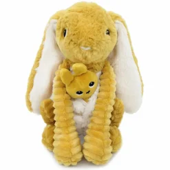 Online Peluche Toudou maman et bébé Les Ptipotos Moutarde (25 cm) Peluche Moyenne (20-59 Cm)