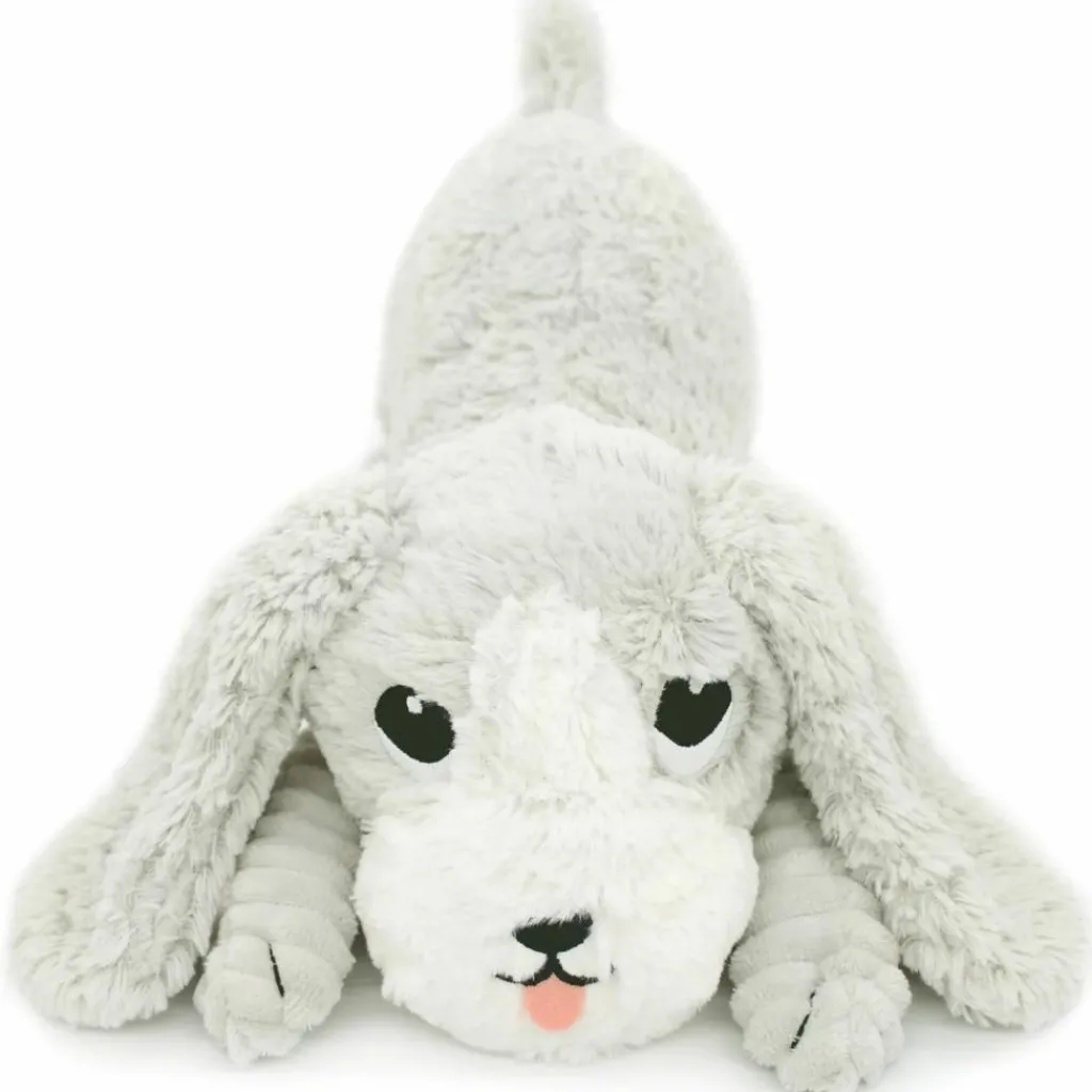 Best Peluche Toutou maman et bébé Les Ptipotos Gris clair (34 cm) Peluche Moyenne (20-59 Cm)
