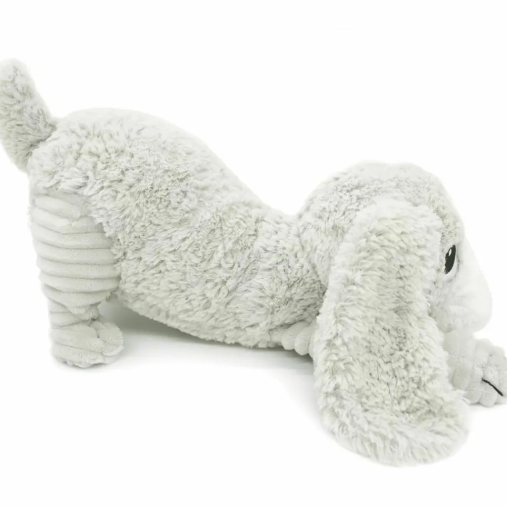 Best Peluche Toutou maman et bébé Les Ptipotos Gris clair (34 cm) Peluche Moyenne (20-59 Cm)