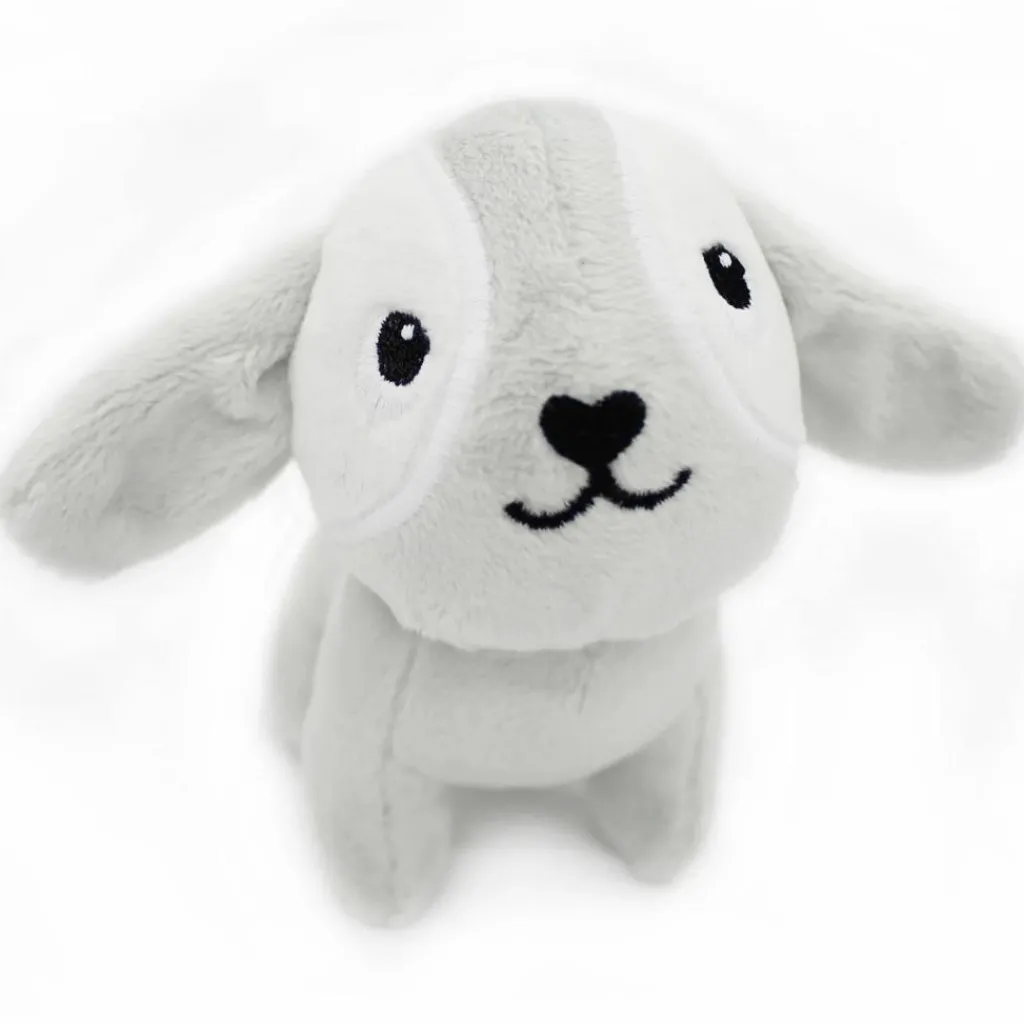 Best Peluche Toutou maman et bébé Les Ptipotos Gris clair (34 cm) Peluche Moyenne (20-59 Cm)