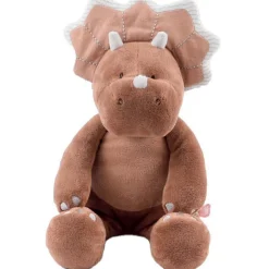 Best Peluche Tricéraptos Ops en veloudoux cannelle (32 cm) Peluche Moyenne (20-59 Cm)