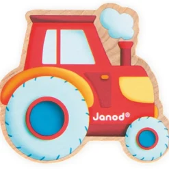 Clearance Perles à enfiler en bois Ferme potager (11 pièces) Jouet À Encastrer