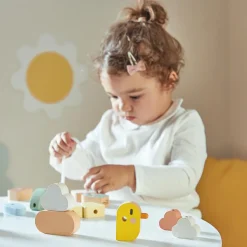 Clearance Perles à enfiler Oiseaux Sweet Cocoon (21 pièces) Jouet À Encastrer