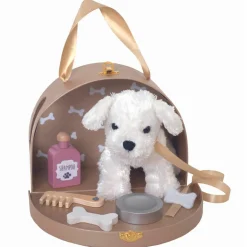 Outlet Petit chien avec son sac Peluche Moyenne (20-59 Cm)
