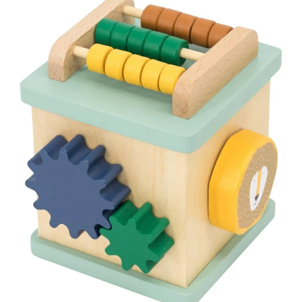 Clearance Petit cube d'activité en bois All animals Balle / Cube D'Activités