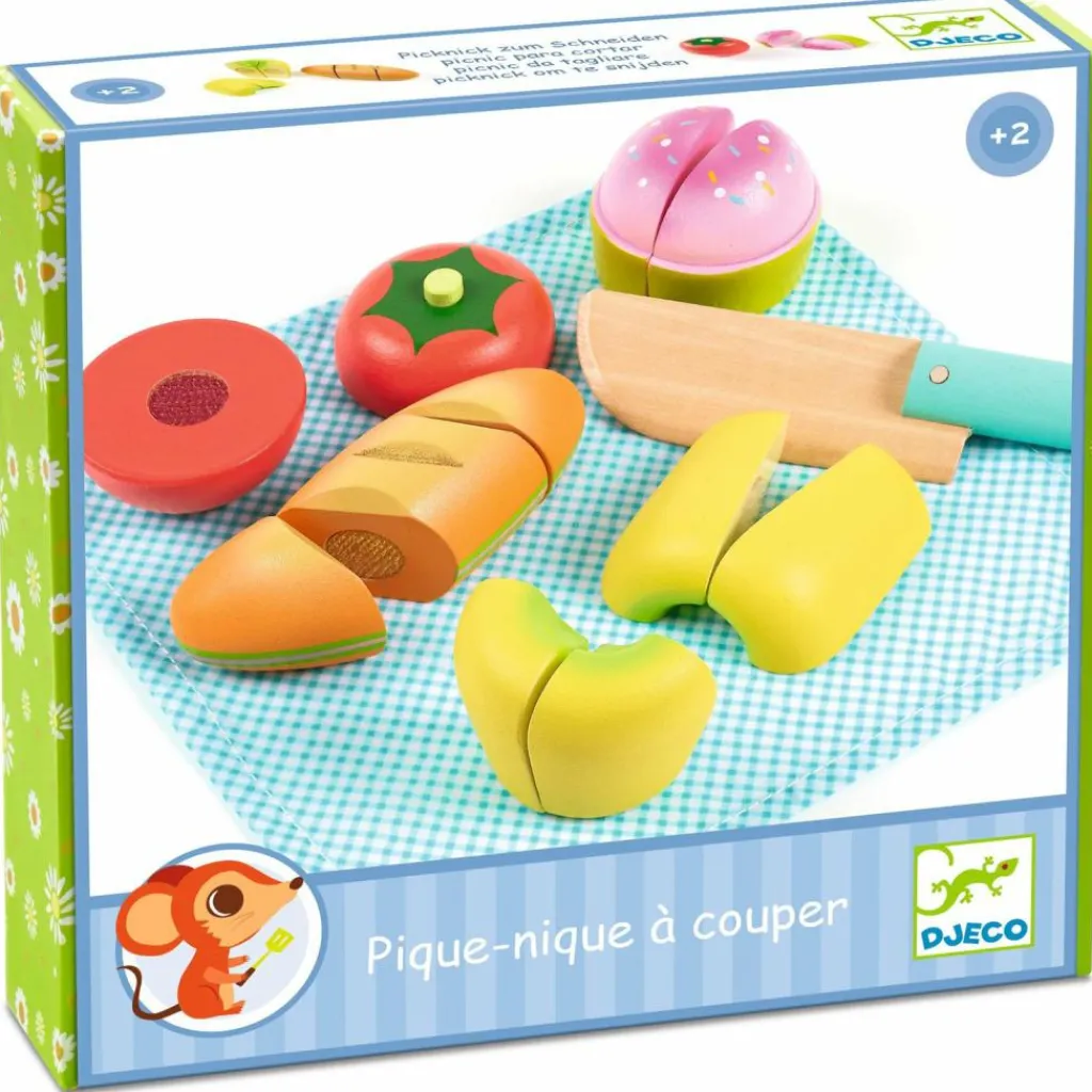 Sale Pique-nique à couper Dînette Et Aliments Factices