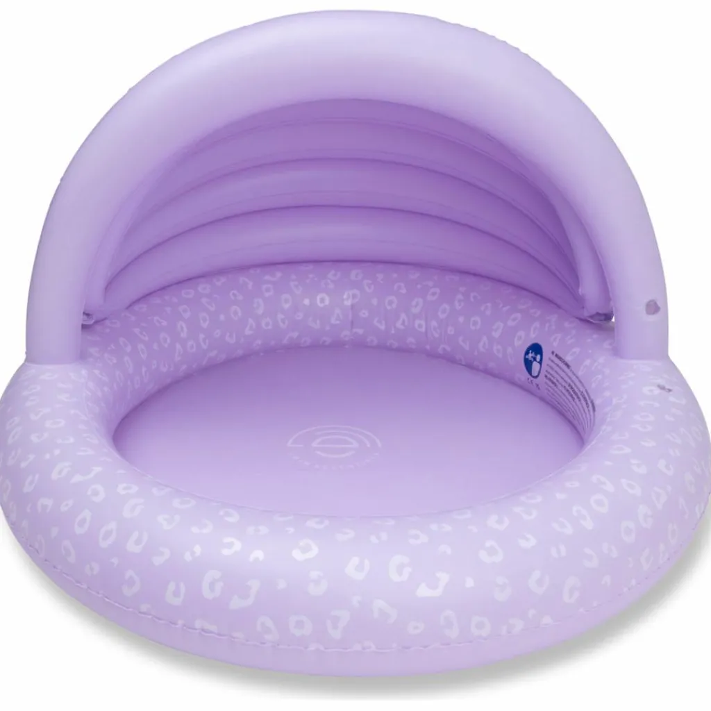 Best Piscine enfant avec auvent Léopard lila (100 cm) Enfant Piscine Enfant