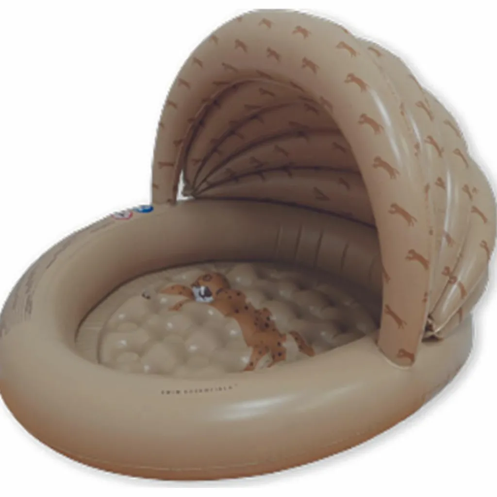 Discount Piscine enfant avec auvent Panthère brun (100 cm) Enfant Piscine Enfant