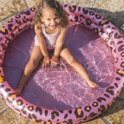 Best Piscine enfant Léopard rose et doré (100 cm) Enfant Piscine Enfant