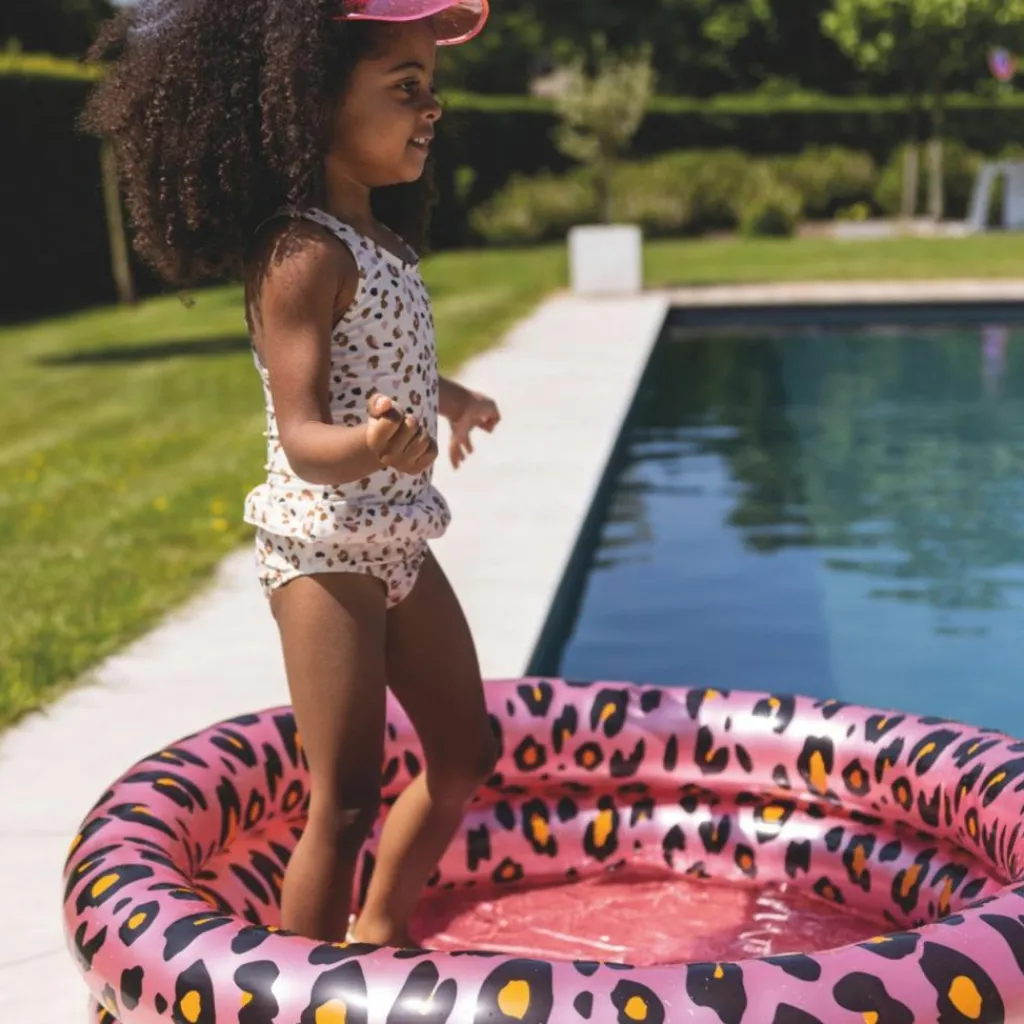 Best Piscine enfant Léopard rose et doré (100 cm) Enfant Piscine Enfant