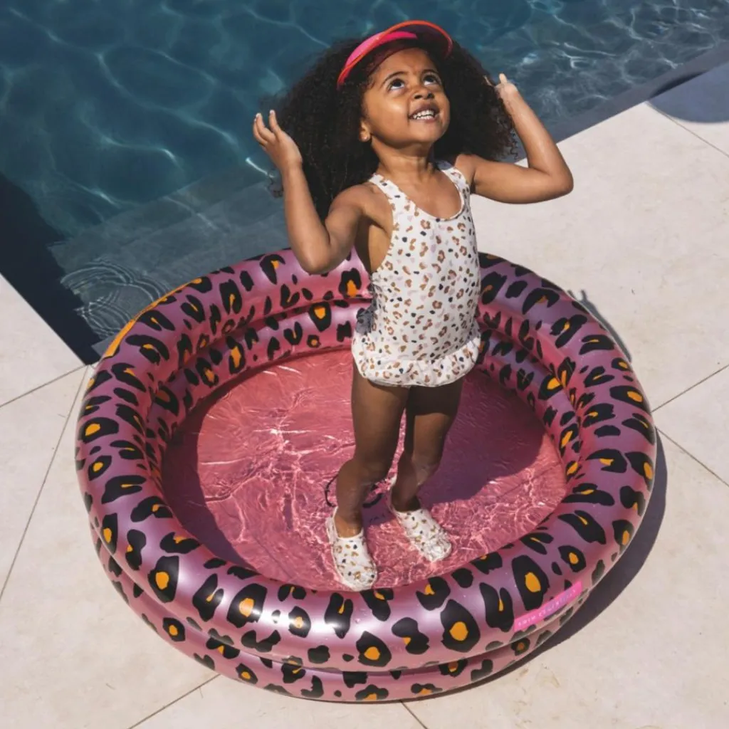 Best Piscine enfant Léopard rose et doré (100 cm) Enfant Piscine Enfant