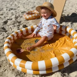 Discount Piscine enfant rayé blanc-jaune (102 cm) Enfant Piscine Enfant