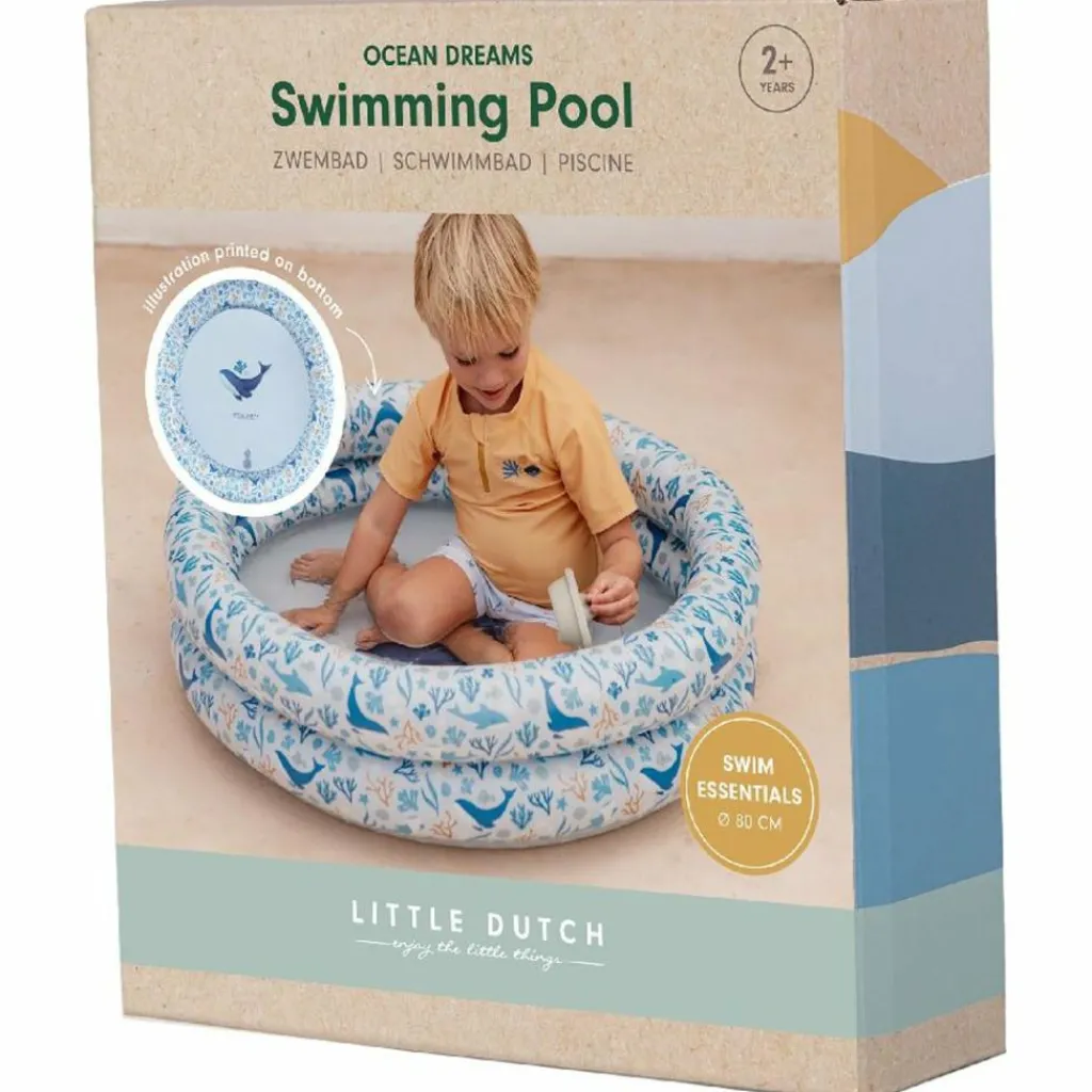 Outlet Piscine gonflable Ocean Dream Blue (80 cm) Enfant Piscine Enfant