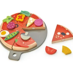 Pizza en bois Dînette Et Aliments Factices