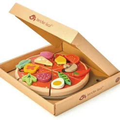 Pizza en bois Dînette Et Aliments Factices